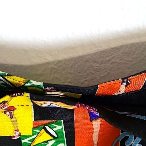 Cheerleader Colorful Canvas Tote Bag - Picture 6 of 8